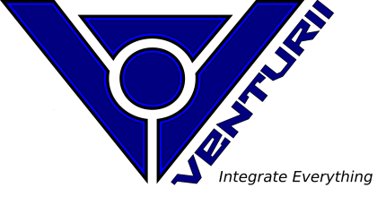 Venturii Logo in Blue