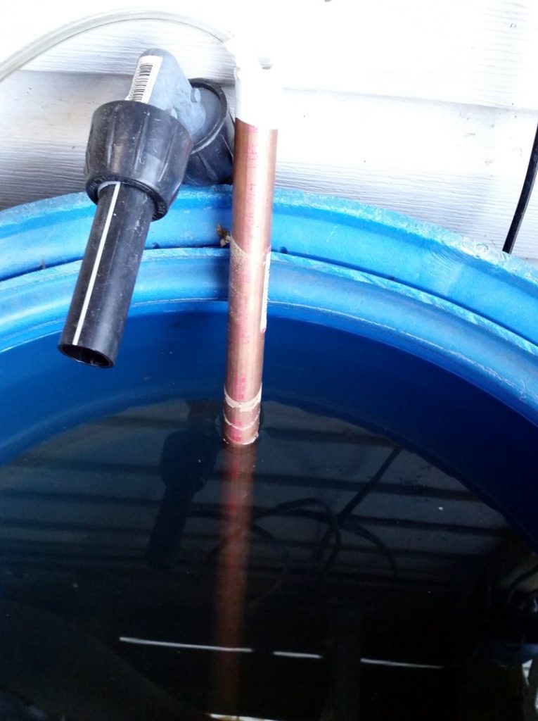 Air Pressure Tube Sheathed Inside 3/4" Copper Pipe